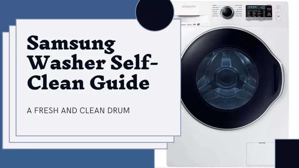 Samsung Washer Self-Clean